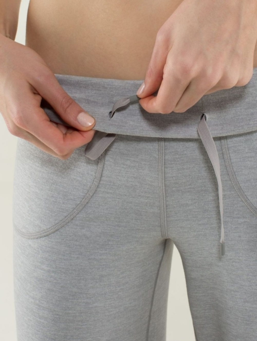 Lululemon Women's Still Pants (Regular) Full-On Luon Heathered Medium Gray Sz 12 - Picture 5 of 16